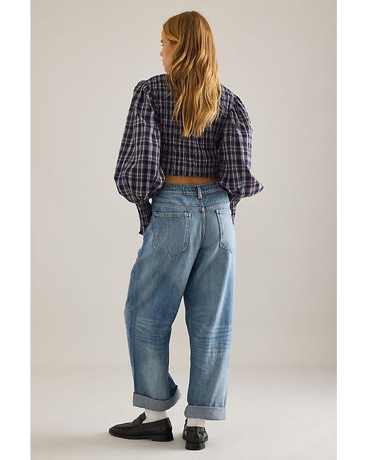 Pilcro Blue The Jenna Mid-Rise Relaxed Jeans By