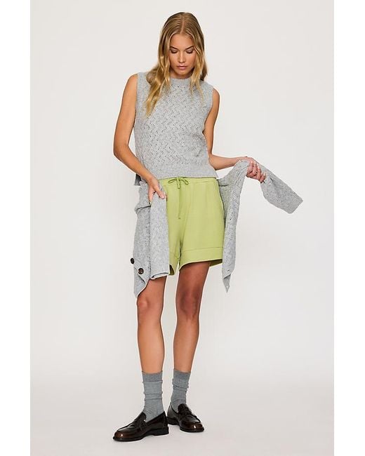 Varley Yellow Atrium High-Rise Shorts