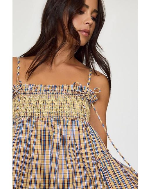 Damson Madder Brown Lilo Mini Swing Dress