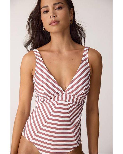 Bondeye Pink Scoop-Back One-Piece Swimsuit