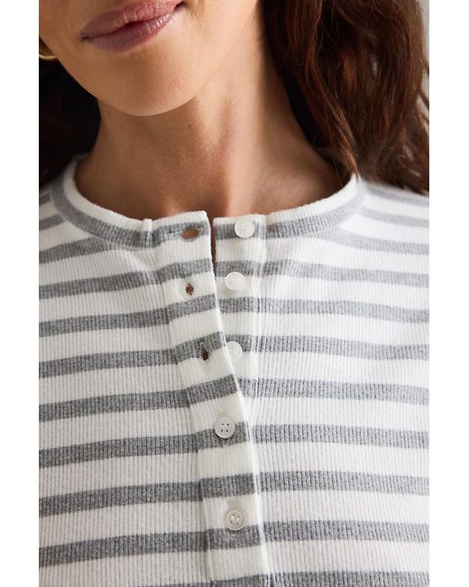 4th & Reckless Gray Dannika Jersey Top