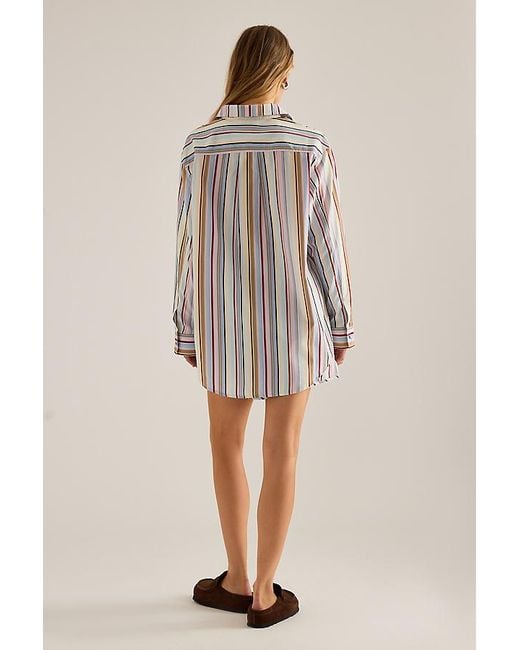 It's 9pm Multicolor Jessie Organic Cotton Shirt & Shorts Pyjama Set