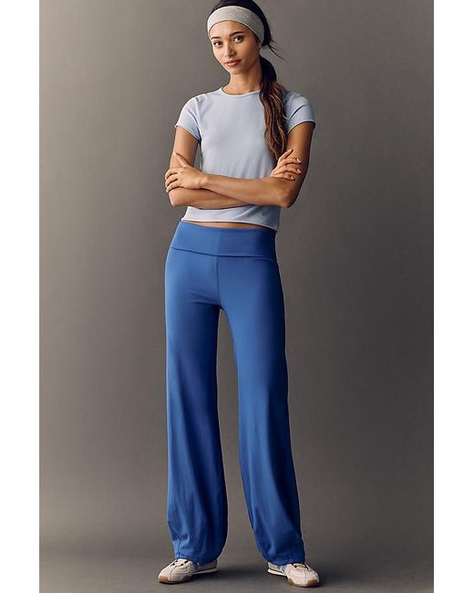 Daily Practice Blue Waypoint Foldover Bubble Trousers
