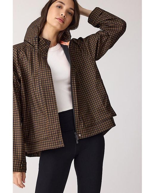 Sweaty Betty Brown Motion Waterproof Parka