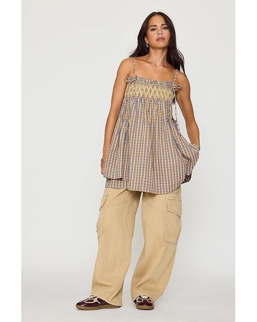 Damson Madder Brown Lilo Mini Swing Dress