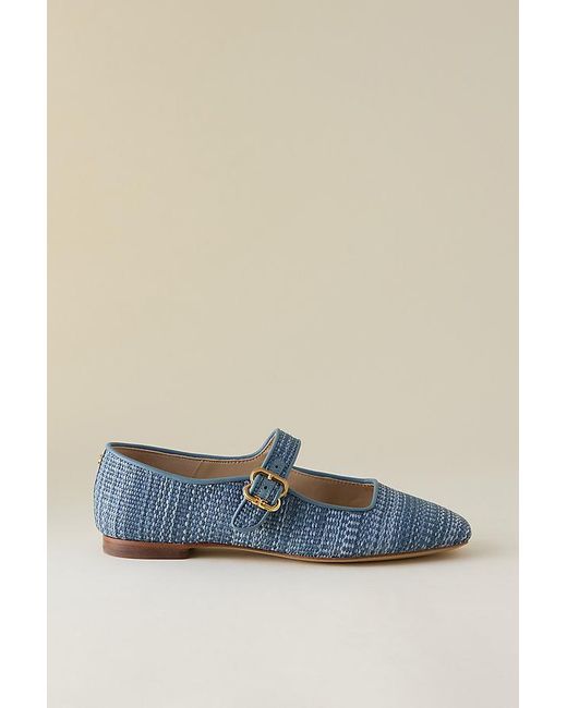 Sam Edelman Blue Michaela Mary Jane Flats