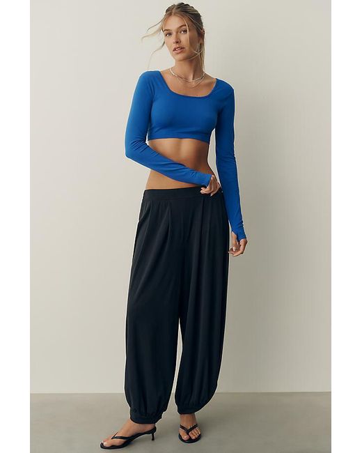 Daily Practice Blue Twist Bubble Trousers