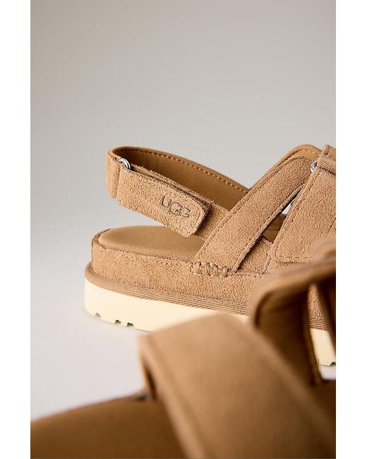 Ugg Brown Goldenstar Gleam Sandals