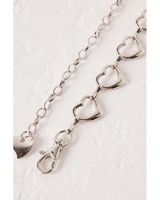 Metal heart shop belt
