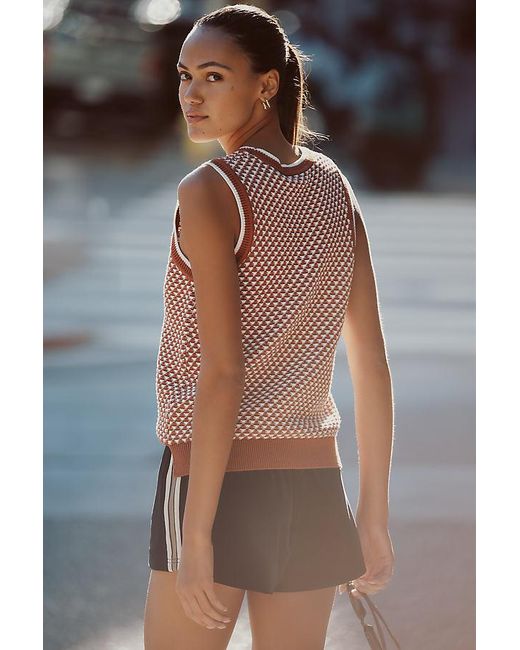 Varley Gray Jenson Knit Tank Top