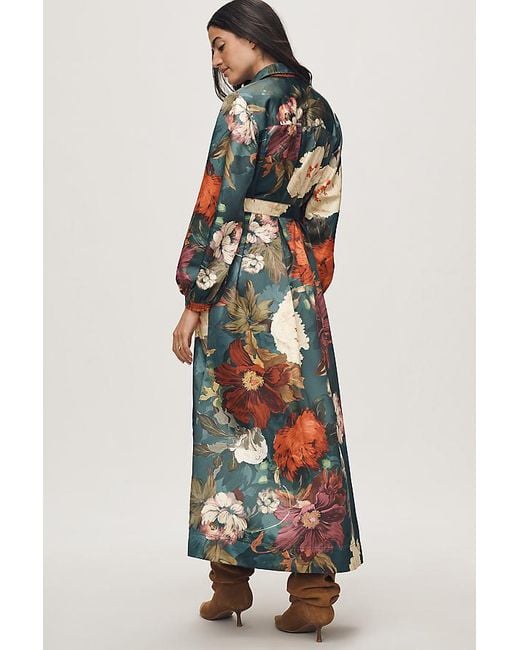 Maeve Multicolor The Mona Maxi Shirt Dress By