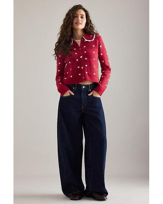 NVLT Red Heart Icon Knit Jacket