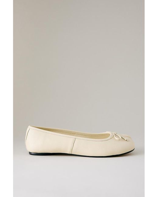 Matisse Natural Mason Split-Toe Ballet Flats