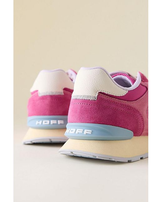 HOFF Pink City Retro Suede Trainers
