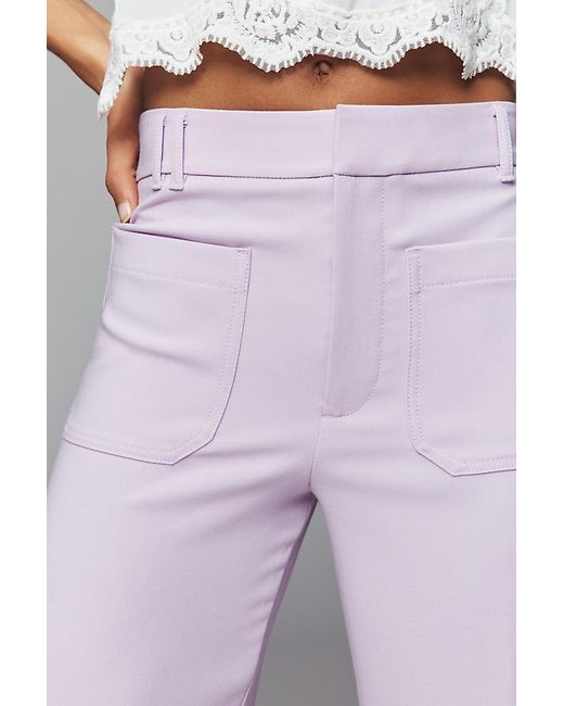 Maeve Gray Jude Wide-Leg Trousers
