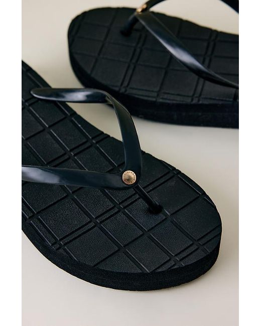 Barbour Black Tilda Toe Post Sandals