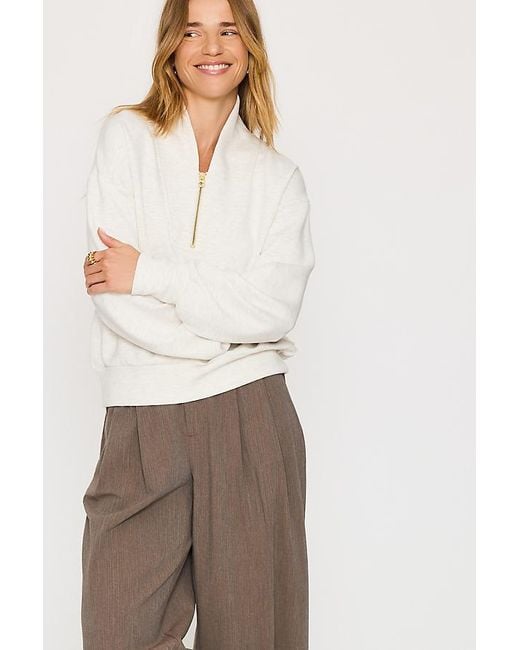 Varley White Davidson Sweatshirt