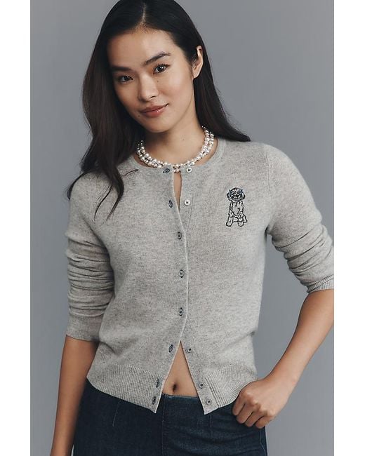 By Anthropologie Gray The Juliet Cashmere Cardigan