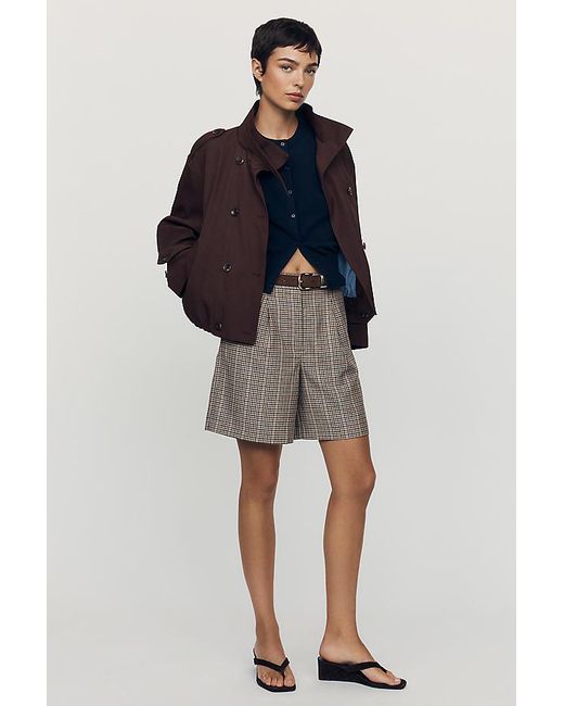 Maeve Multicolor Lowslung Trouser Shorts