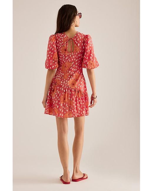 Never Fully Dressed Red Poppy Nova Mini Dress