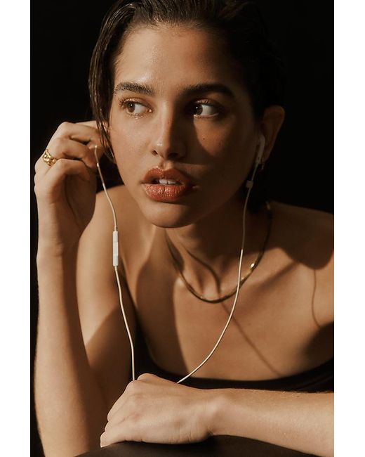 By Anthropologie Metallic Water-Resistant Snake Chain Necklace