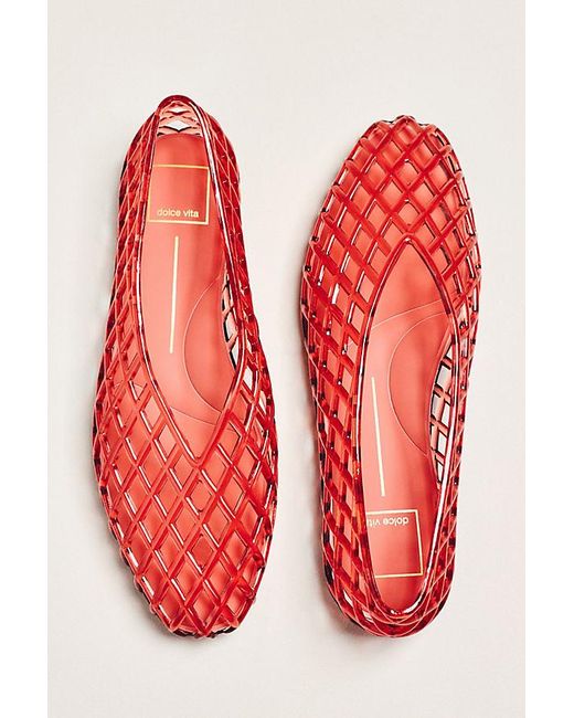 Dolce Vita Pink Jam Jelly Flats