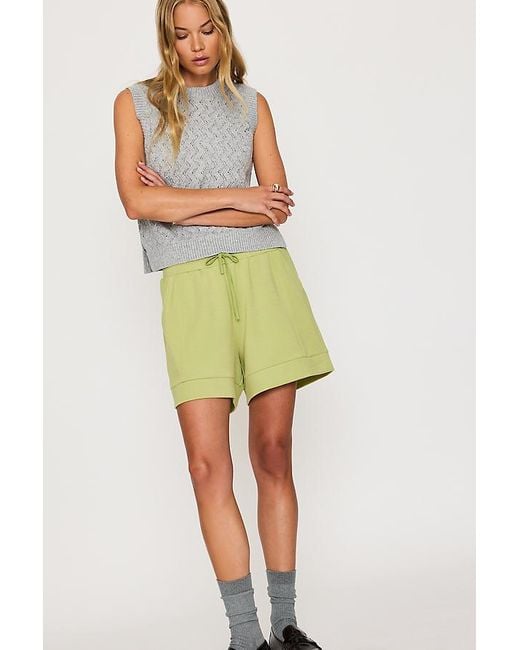 Varley Yellow Atrium High-Rise Shorts
