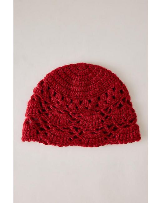 By Anthropologie Brown Knitted Skull Cap