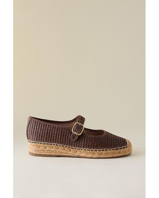 Sam Edelman Brown Mackie Mary Jane Espadrilles