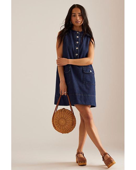 ALIGNE Blue Luella Denim Mini Dress