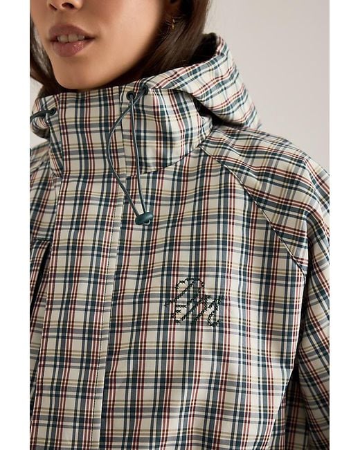 Damson Madder Multicolor Liu Check Raincoat