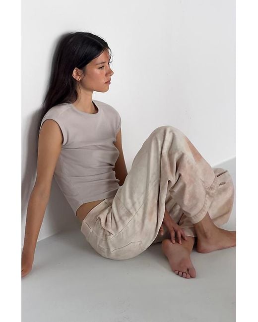 Pilcro Natural Blake Mid-Rise Relaxed Jeans