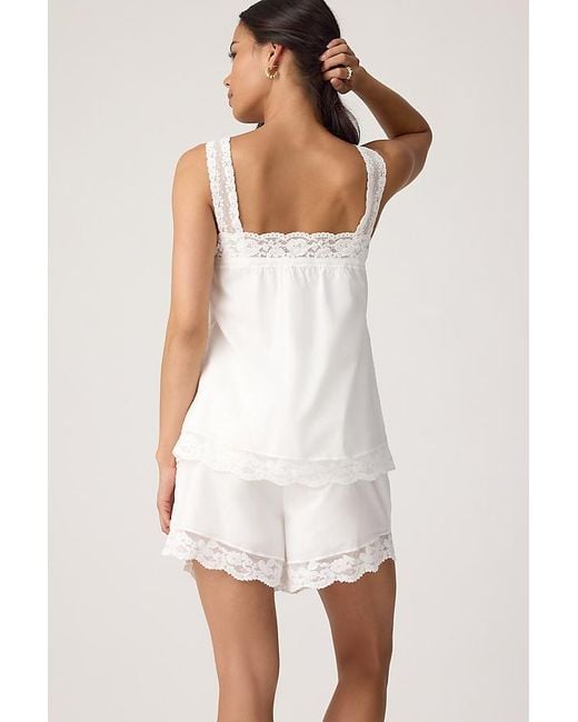 Faithfull The Brand White Cristina Cotton Babydoll Top