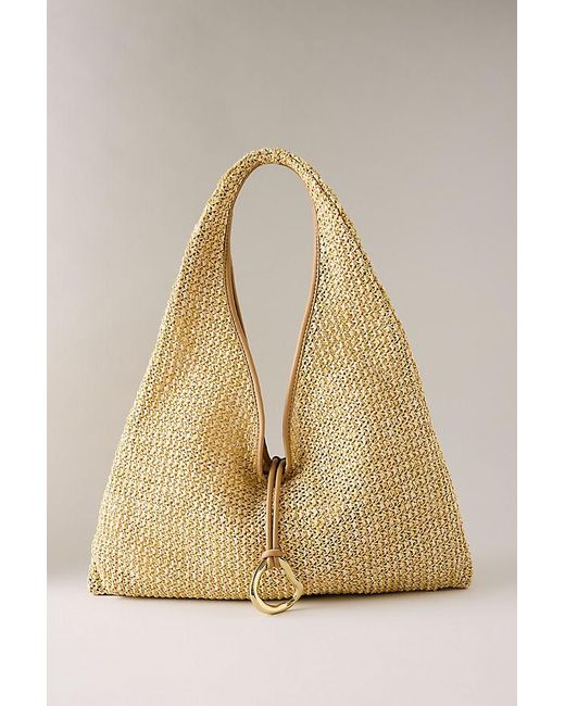 Dolce Vita Natural Missie Raffia Mesh Tote Bag