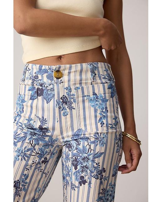 Maeve Gray The Colette High-Rise Wide-Leg Jeans By