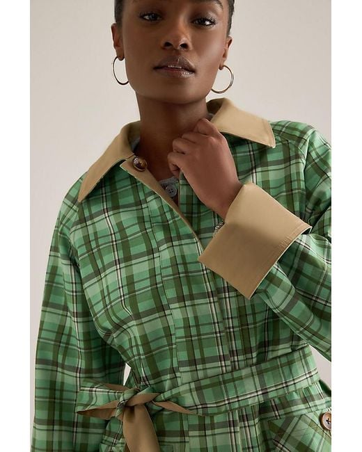 ALIGNE Natural Barnaby Reversible Trench Coat