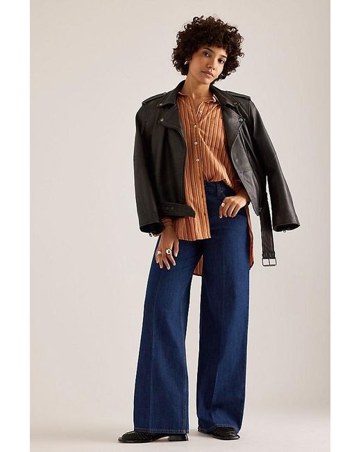 Lee Jeans Blue Stella High-Rise A-Line Jeans