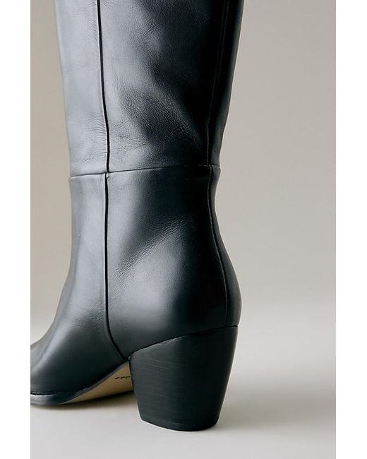 Matisse Black Edie Leather Asymmetric Boots