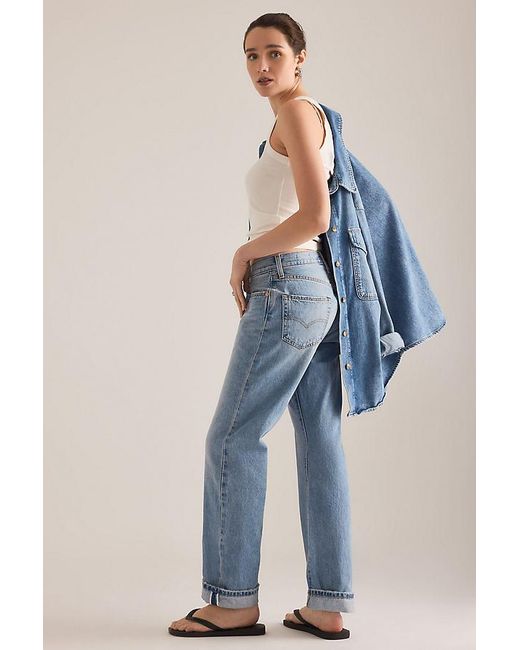 Levi's Blue 501 '90S Mid-Rise Loose Jeans