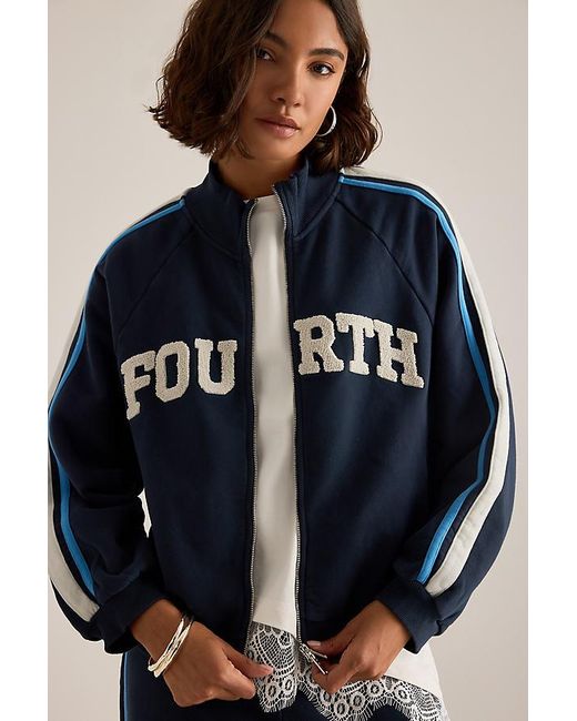 4th & Reckless Blue Taylor Bomber Jacket
