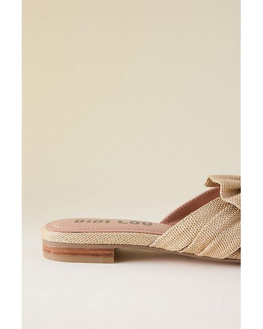 Bibi Lou Natural Karsie Bow Sandals