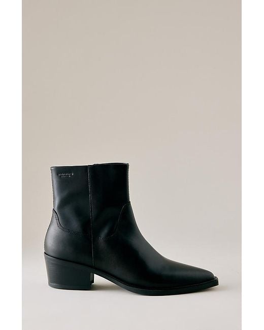 Vagabond Black Vagabond Kelsey Leather Ankle Boots