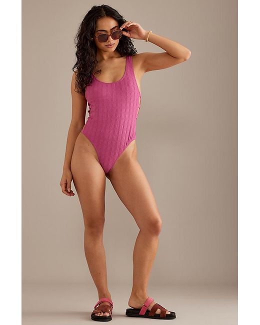 Wild Lovers Pink Kalena Cutout One-piece Swimsuit