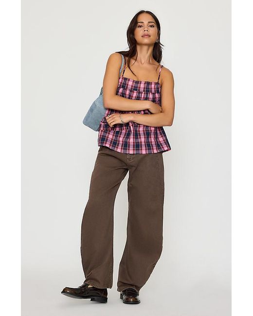 Damson Madder Purple Nyra Ruffle Cami Top