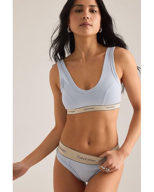 Calvin Klein Blue Bikini Briefs