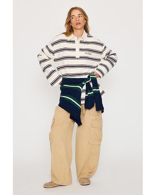 4th & Reckless Natural Asta Rugby Top