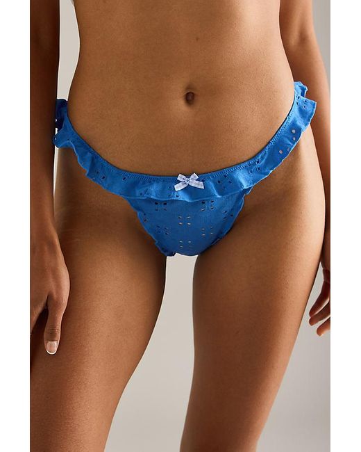 Wild Lovers Red Ruffle Thongs, 3 Pack