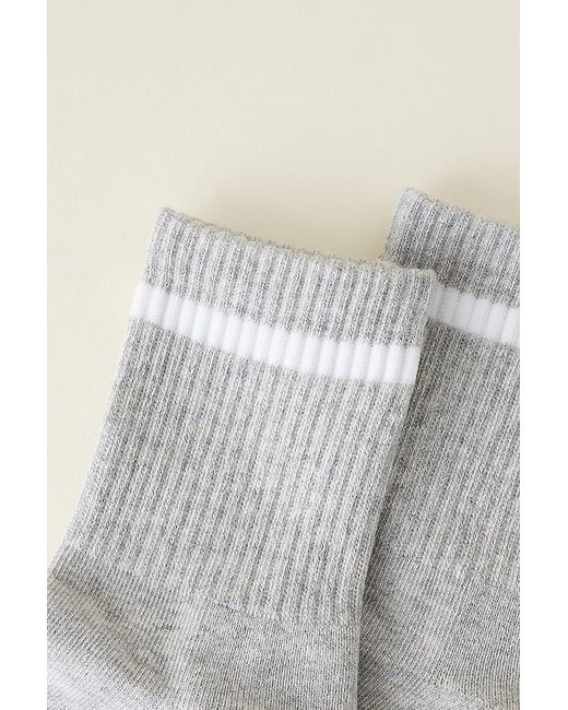 Daily Practice Multicolor Stripe Crew Socks