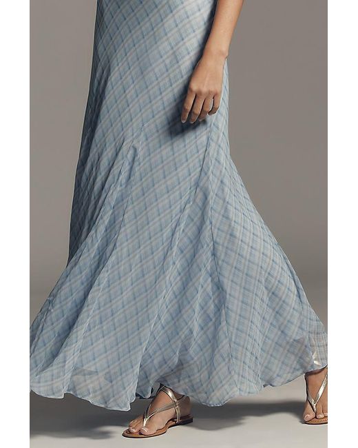 Astr Gray Maeryn Sleeveless Sweetheart Maxi Dress
