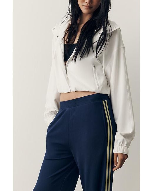 Daily Practice Blue Sport Stripe Track Pants